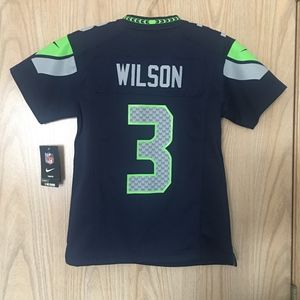 NEW NFL Seahawks Wilson #3 Nike OnField Youth S